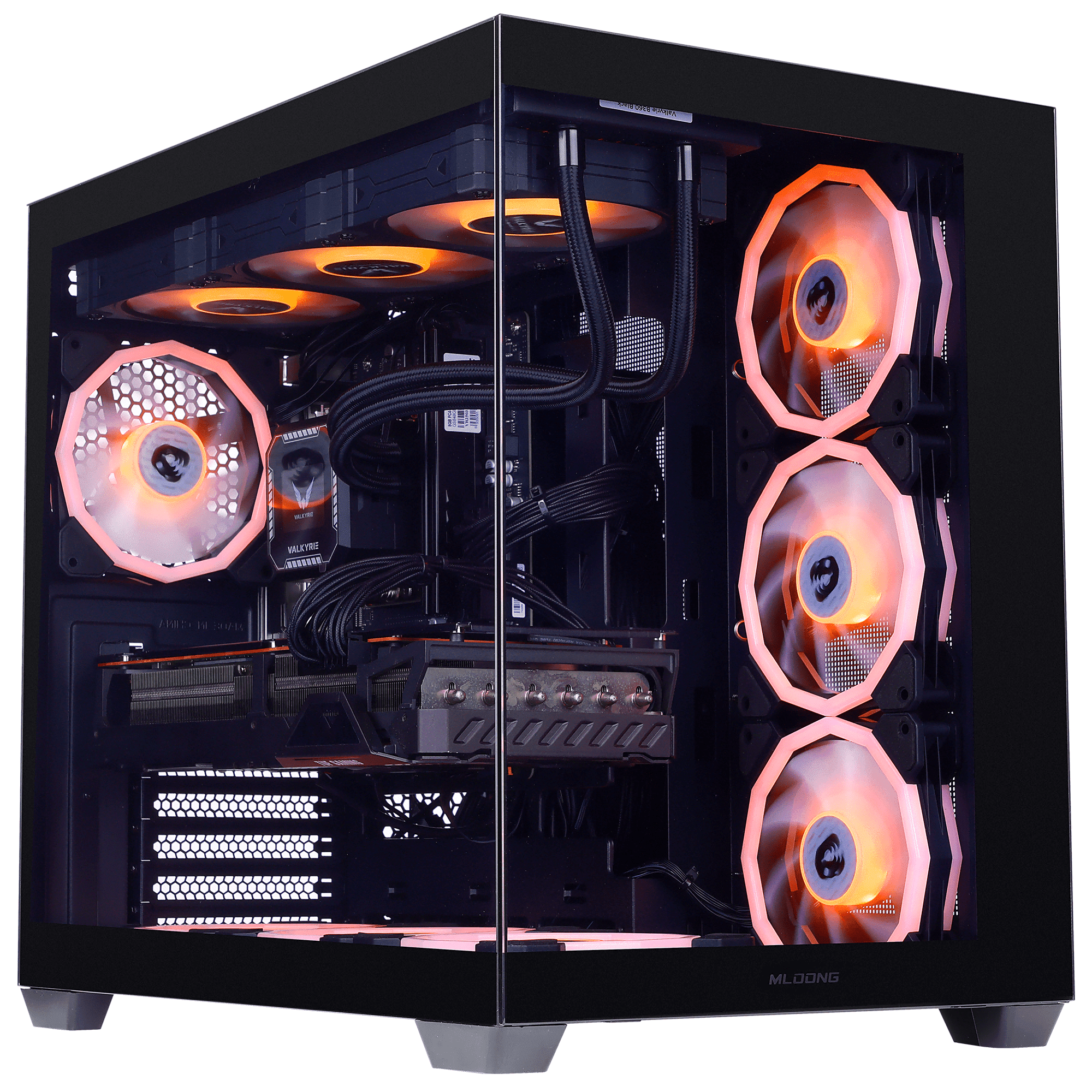 Mloong Gaming PC Intel Core i9 14900KF, GeForce RTX 5080 16GB, 64GB DDR5 RAM, 2TB SSD, 850W, Desktop, Win11 Home, WIFI