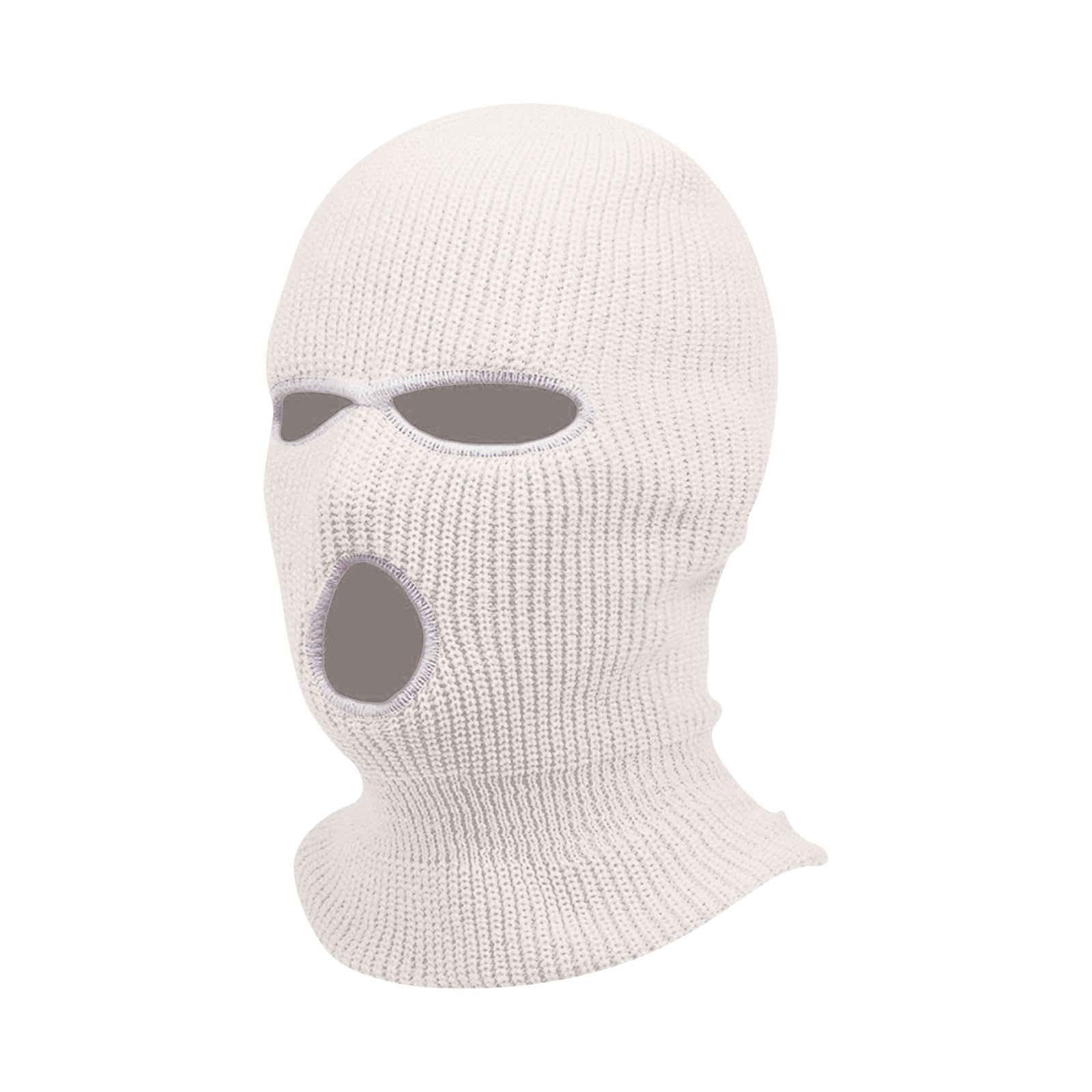 Mlqidk 3 Hole Winter Knitted Mask, Outdoor Sports Full Face Cover Ski