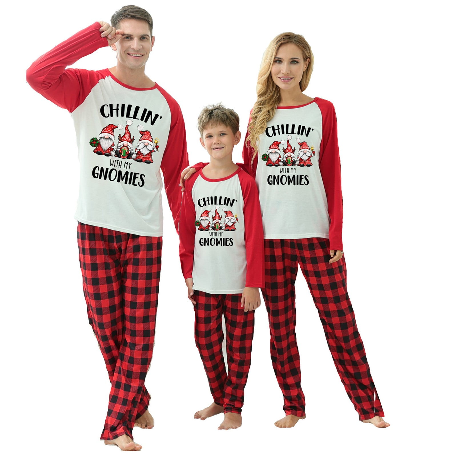 Mlqidk Christmas Family Pajamas Holiday Christma Pajama Family Matching