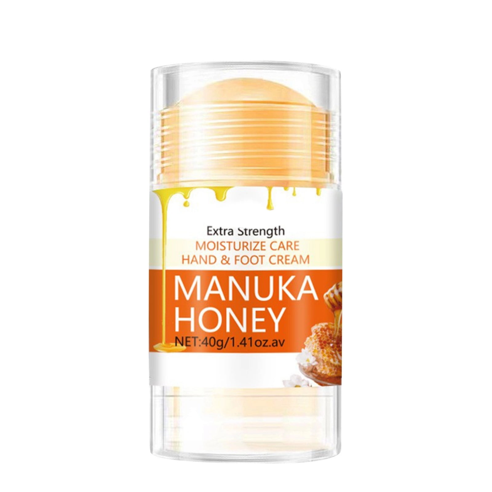 Mlqidk Extra Strength Honey Foot Cream for Dry Cracked Heels Feet Knees