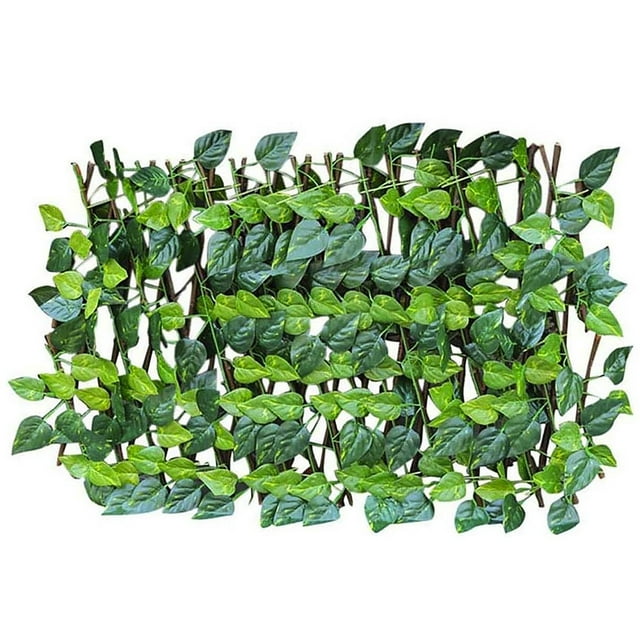 Mlqidk Fence Privacy Screen, Artificial Leaf Faux Ivy Expandable