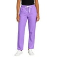 thumbnail image 1 of Mlqidk Womens Scrubs Soft Elastic Waist Jogger Pant Straight Leg Lightweight Stretch Cargo Pant with Pockets Purple S, 1 of 5