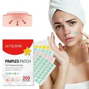 Mlqidk Patch Pimple Patch, Cute Star Shaped Absorbing Cover Hydrocolloid Patches For Face Zit, Acne Dots, with Tea Oil, Witch Hazel, Centella Asiatica , Hyaluronic Sour (400 Count (Pack of 1))