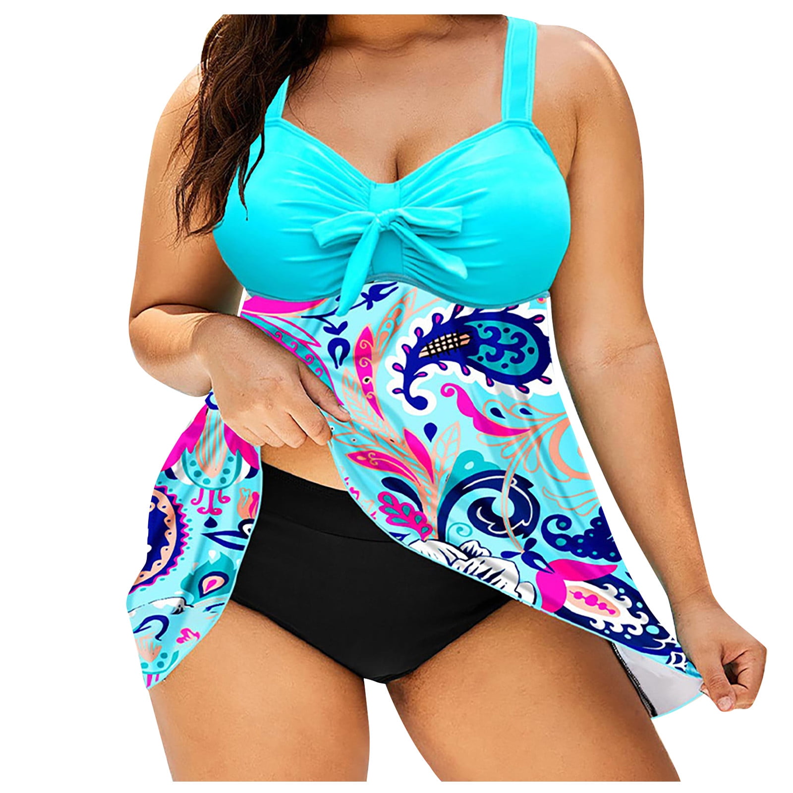 Shipley ortodoks Tag et bad Mlqidk Plus Size Swimsuit for Women Tankini Swimdress Tummy Control Swimwear  Two Piece Bathing Suit Cover up Swim Dress - Walmart.com