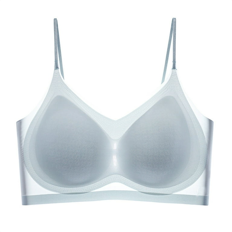 Mlqidk Ultra-Thin Ice Silk Lifting Bra, 2023 New Ultra Thin Ice Silk Bras  for Women, Breathable Summer Comfort Underwear 