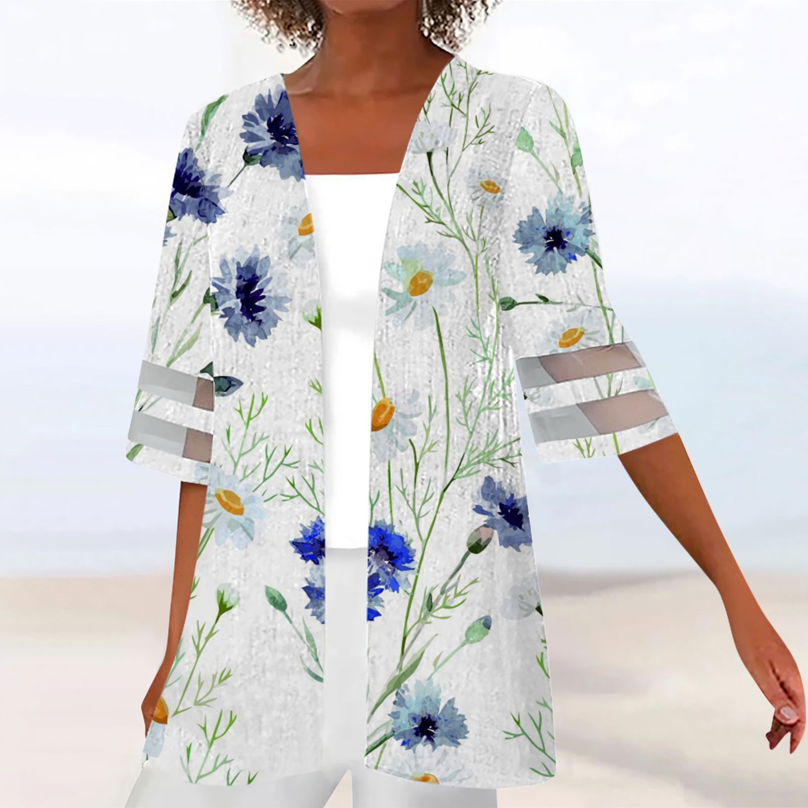 Mlqidk Womens Summer Shrugs or Sweaters Half Sleeve Summer Cardigans