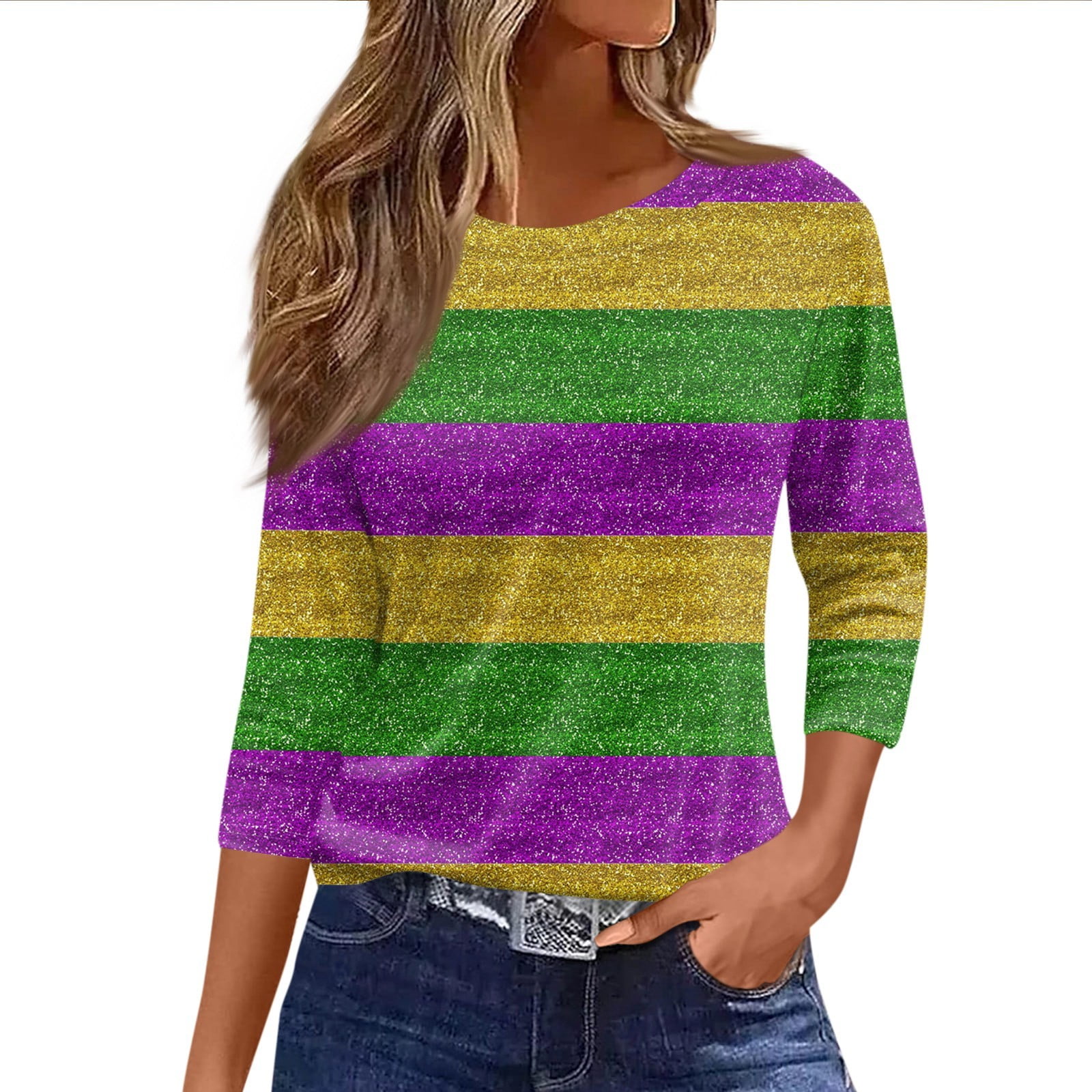 striped mardi gras ribbon