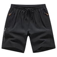 thumbnail image 1 of Mlzmgr Athletic Gym Shorts with Zipper Pockets 7" Inseam Moisture Wicking Workout Sports Short for Men, 1 of 7