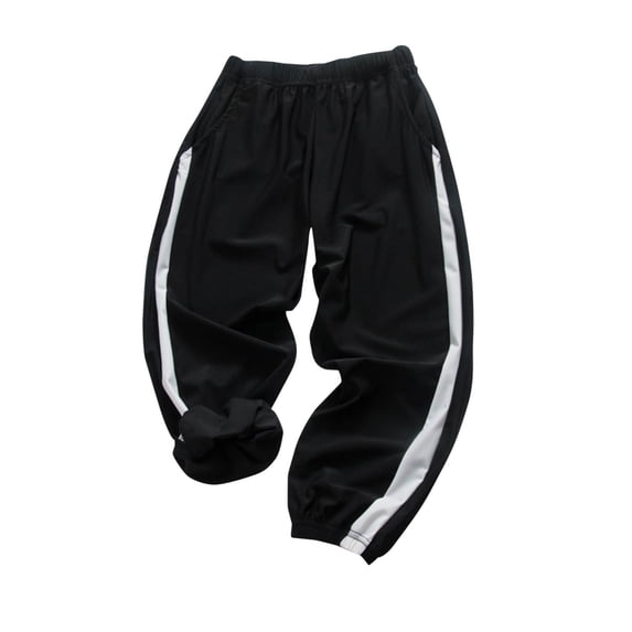 Mlzmgr Athletic Pants for Kids Ice Silk Joggers Loose Fitted Outdoor Mosquito Proof Trousers for Boys Girls 3-13 Years