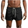 thumbnail image 1 of Mlzmgr Athletic Shorts for Men Drawstring Fittness Short Summer Outdoor Beach Running Short Pants, 1 of 5