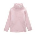 thumbnail image 1 of Mlzmgr Baby Girls Sweaters Winter Toddler Thick Fleece Pullover Kids Comfy Warm High Neck Tops Clothes, 1 of 7