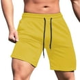 thumbnail image 1 of Mlzmgr Basketball Gym Shorts for Men Elastic Waisted Drawstring 7" Inseam Casual Sports Shorts for Men, 1 of 6