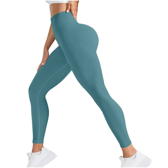 Mlzmgr Butt Lifting Leggins for Women High Waisted Stretchy Spandex Womens Yoga Base Layer Workout Gym Pants