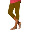 thumbnail image 1 of Mlzmgr Capri Pants for Women S-3XL High Waisted Sports Capris Lightweight Summer Casual Home Wear Yoga Pants, 1 of 6