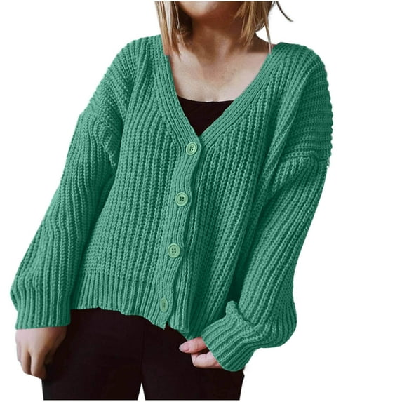 Mlzmgr Cardigan Sweaters for Women Button down Long Sleeve Loose Fitted Tops Womens Loungewear Shirts