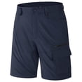thumbnail image 1 of Mlzmgr Cargo Shorts for Men 7 Inch Inseam with Multi Pockets Regular Fitted Casual Outdoor Work Mens Cargo Shorts, 1 of 8