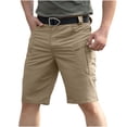 thumbnail image 1 of Mlzmgr Cargo Shorts for Men Multi Pockets 7 Inch Inseam Casual Outdoor Work Shorts for Men Solid Color, 1 of 6