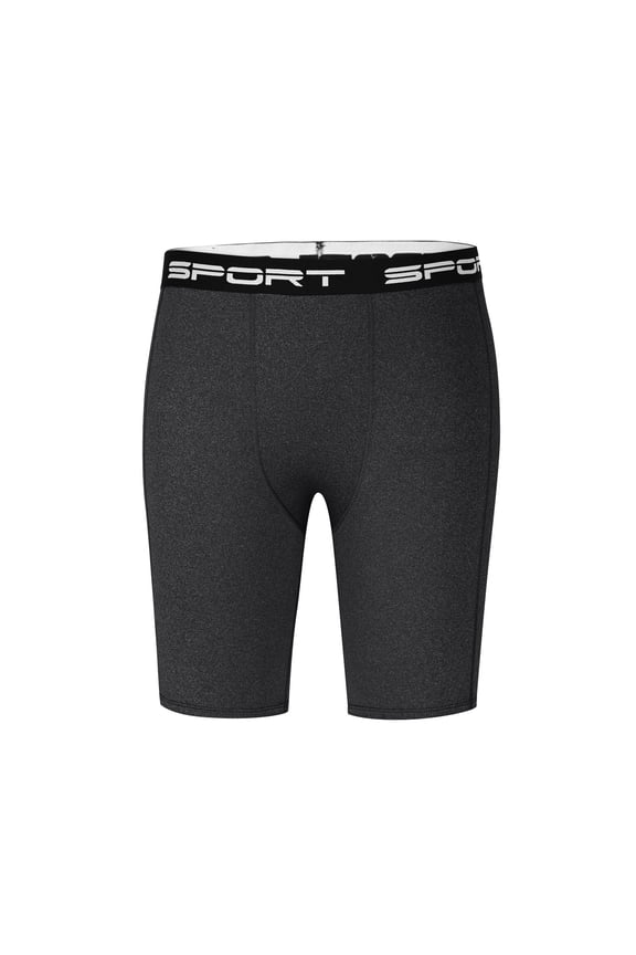 Compression Shorts for Men Stretchy Elastic Waist Bottom Shorts for Men Summer Workout Gym Bottom