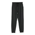 thumbnail image 1 of Mlzmgr Cotton Pants for Women Soft Breathable Elastic Waist Jogger Lounge Sleepwear Comfy Pants, 1 of 6