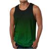 Mlzmgr Cotton Tanks for Men S-4XL Sleeveless Crew Neck Tops Color Blocked Basic Gym Workout Tank Tops
