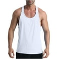 thumbnail image 1 of Mlzmgr Gym Tanks Tops for Men Cotton Sleeve Less Crew Neck Tops Breathable Workout Running Gym Mens Tanks, 1 of 8