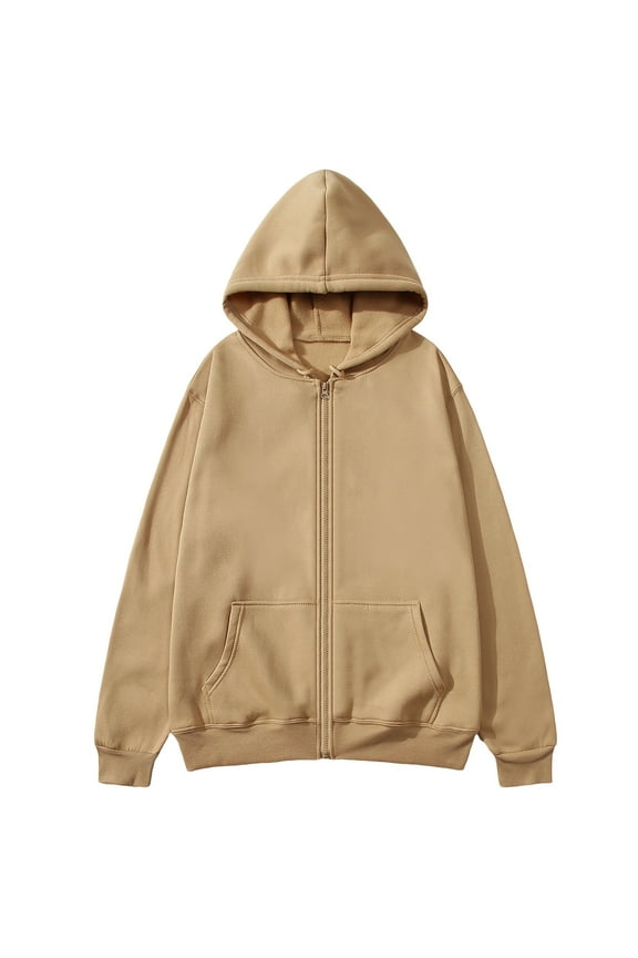 Hoodie for Men Zipper up Long Sleeve Shirts with Pockets Athletic Men's Running Shirts Outdoor Fall Trendy