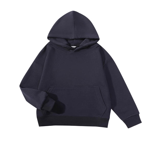 Mlzmgr Hoodies for Teen Girls with Pockets Long Sleeve Cotton Breathable Sweatshirts for Kids Thermal Activewear 2-12 Years