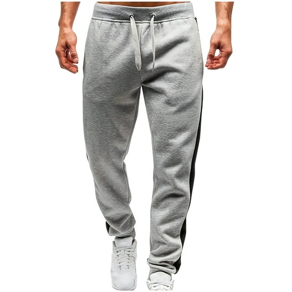 Mlzmgr Joggers for Men Drawstring Sweatpants Loose Fiited Sports Casual Trousers Men's Trendy S-3XL
