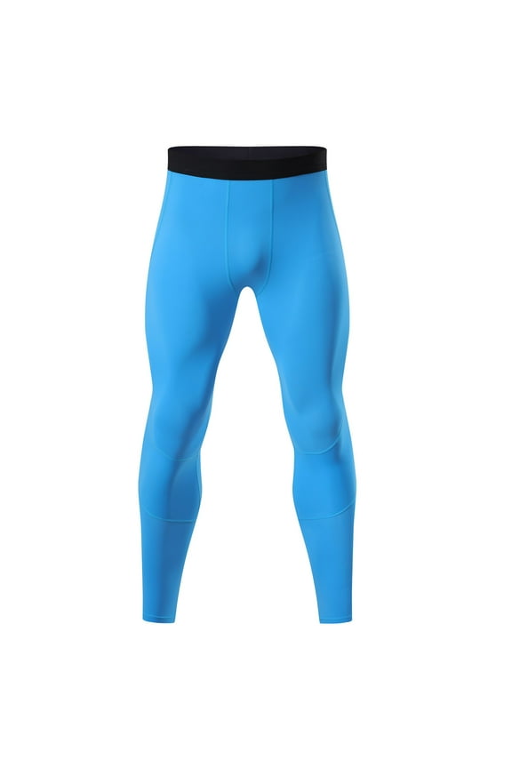 Leggings for Men Spandex Quick Drying Elastic Waist Stretchy Underpants Breathable Gym Yoga Workout Trousers