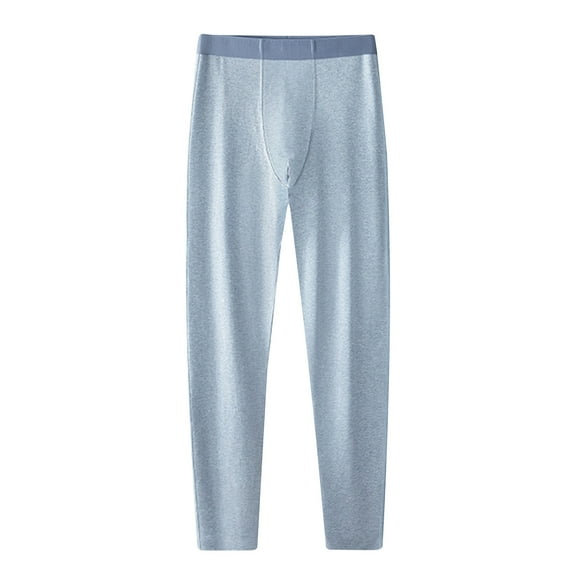 Mlzmgr Leggings for Men Stretchy Elastic Waist Underwear Seamless Tight Fitness Mens Pants Yoga Workout Thermal Trousers