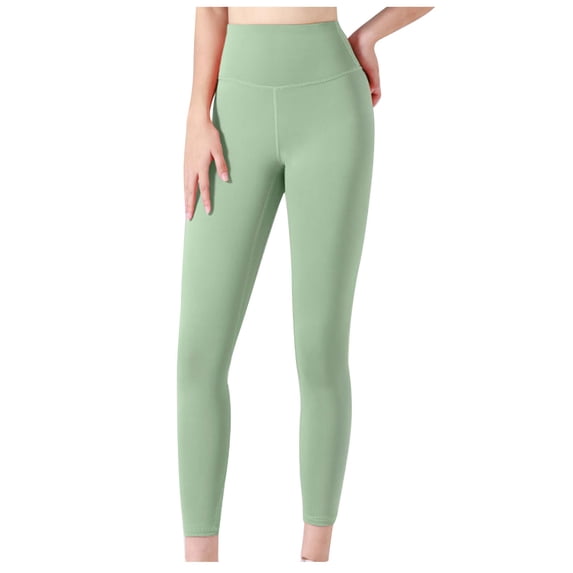 Mlzmgr Leggings for Women Slim Stretchy Spandex Base Layer Elastic Waist Workout Yoga Running Trousers