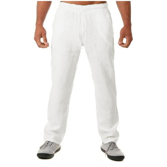 Mlzmgr Men's Sweatpants with Pockets Straight Leg Stretchy Athletic Trousers Summer Gym Workout Pants