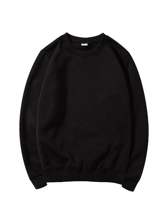 Men's Sweatshirts Long Sleeve Pullover Crewneck Warm Shirts Athletic Workout Running Tops