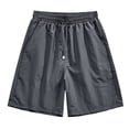 thumbnail image 1 of Mlzmgr Mens Athletic Shorts Spandex Stretchable Elastic Waist Loose Fitted Drawstring Short Pants with Pockets Running Shorts, 1 of 8