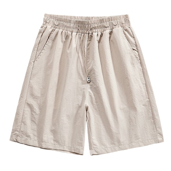 Mlzmgr Mens Athletic Shorts Spandex Stretchable Elastic Waist Loose Fitted Drawstring Short Pants with Pockets Running Shorts
