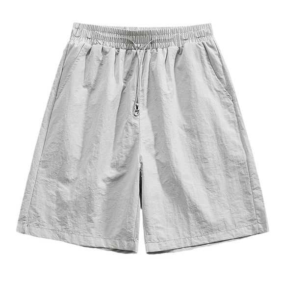 Mlzmgr Mens Athletic Shorts Spandex Stretchable Elastic Waist Loose Fitted Drawstring Short Pants with Pockets Running Shorts