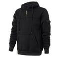 thumbnail image 1 of Mlzmgr Mens Hoodies with Pockets Drawstring Fleece Warm 1/4 Zipper Loose Fitted Casual Outdoor Wear Sweatshirts for Men, 1 of 7