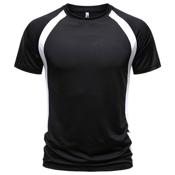 Mlzmgr Mens Quick Drying T Shirts Comfy Crewneck Loose Fitted Workout Running Athletic Tees