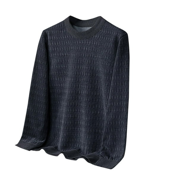 Mlzmgr Mens Shirts Long Sleeve Fitness Fleece Pullover Shirts Outdoor Casual Breathable Warm Shirts