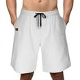 thumbnail image 1 of Mlzmgr Mens Shorts Drawstring Basic Loose Fitted Wide Leg Shorts for Men Casual Everyday Wear Shorts for Men, 1 of 7