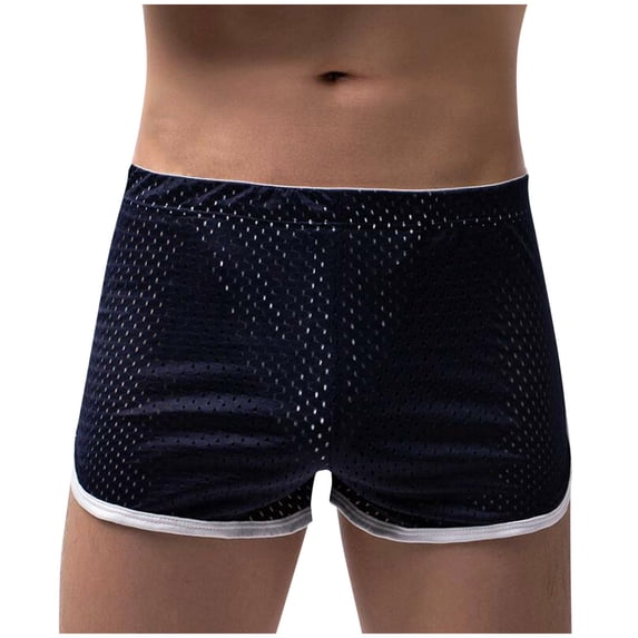 Mlzmgr Mens Shorts Mesh Breathable Spandex Elastic Waist Swim Shorts for Men Lightweight Shorts