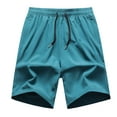 thumbnail image 1 of Mlzmgr Mens Shorts Quick Drying 7 Inch Inseam Spandex Summer Vacation Beach Shorts with Pockets for Men Workout Shorts, 1 of 2