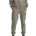 thumbnail image 1 of Mlzmgr Mens Sweatpants Solid Color Comfy Cargo Pants Casual Athletic Running Pants with Pockets, 1 of 6