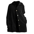 thumbnail image 1 of Mlzmgr Outerwear Jackets for Women Corduroy Collared Long Sleeve Button down Coats with Pockets, 1 of 7