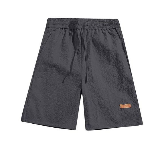 Mlzmgr Plus Size Men's Shorts M-5XL Elastic Waist Short Pants with Pokcet Summer Casual Sports Shorts