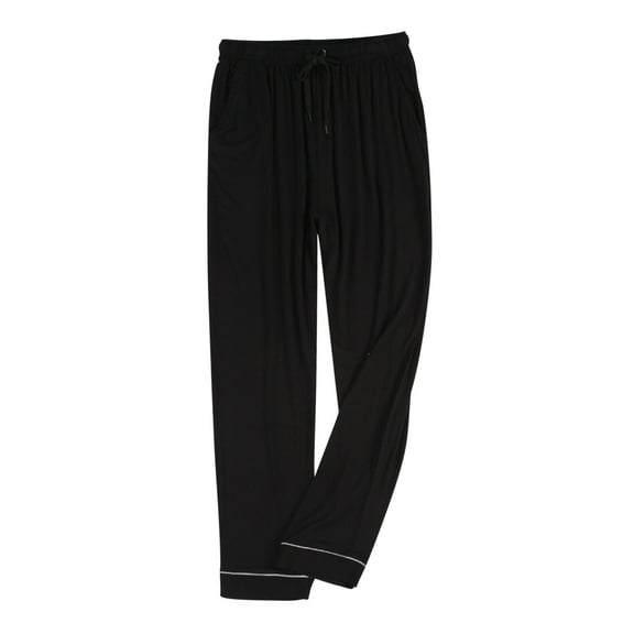 Mlzmgr Plus Size Men's Sleep Wear Pants L-4XL Elastic Waist Soft Comfy Trousers Summer Lounge Pants