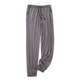 thumbnail image 1 of Mlzmgr Plus Size Mens Pants L-4XL Loose Fiited Elastic Waist Pajam Pants Summer Lounge Night Wear Soft Joggers, 1 of 4
