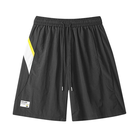 Mlzmgr Plus Size Mens Shorts M-5XL Elastic Waist Workout Short Pants Summer Running Beach Athletic Shorts