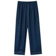 thumbnail image 1 of Mlzmgr Plus Size Pajam Pants for Women L-4XL Lightweight Knit Cotton Soft Comfy Sleep Pants Summer Loungewear, 1 of 4