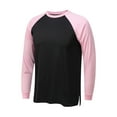 thumbnail image 1 of Mlzmgr Plus Size Sports Shirts Men L-5XL Long Sleeve Crewneck Pullover Mens Shirts Gym Workout Tops for Men, 1 of 3